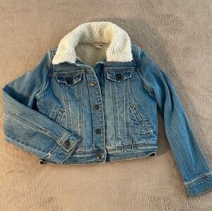 Cat & Jack Denim Sherpa Jacket